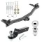 For 2018-2023 Chevrolet Traverse Trailer Hitch Tow PKG w/ Starter Kit Ball Mount w/ 2" Drop & 2" Ball + 2-5/16" Ball By Draw-Tite