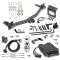 For 2018-2023 Buick Enclave Trailer Hitch Tow PKG w/ 6K Round Bar Weight Distribution Hitch w/ 2-5/16" Ball + 2" Ball + Pin/Clip + Tekonsha BRAKE-EVN Brake Control + Generic BC Wiring Adapter + 7-Way RV Wiring By Draw-Tite