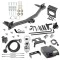 For 2018-2023 Chevrolet Traverse Trailer Hitch Tow PKG w/ 6K Round Bar Weight Distribution Hitch w/ 2-5/16" Ball + 2" Ball + Pin/Clip + Tekonsha Primus IQ Brake Control + 7-Way RV Wiring By Draw-Tite