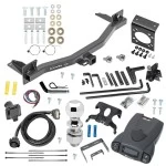 For 2018-2023 Buick Enclave Trailer Hitch kit by: Draw-Tite For 2018-2023 Buick Enclave Trailer Hitch Tow PKG w/ 6K Round Bar Weight Distribution Hitch w/ 2-5/16" Ball + 2" Ball + Pin/Clip + Tekonsha Prodigy P3 Brake Control + 7-Way RV Wiring By Draw-Tite