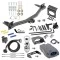 For 2018-2023 Chevrolet Traverse Trailer Hitch Tow PKG w/ 6K Round Bar Weight Distribution Hitch w/ 2-5/16" Ball + 2" Ball + Pin/Clip + Tekonsha Prodigy P2 Brake Control + 7-Way RV Wiring By Draw-Tite