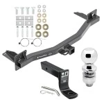 For 18-23 Chevy Traverse 24-25 Limited 18-24 Buick Enclave Trailer Hitch Tow PKG w/ Ball Mount w/ 4" Drop + 2" Ball By Draw-Tite
