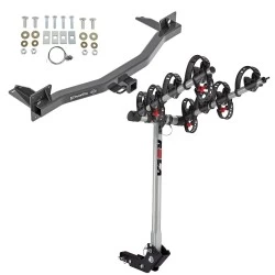 Trailer Tow Hitch For 18-23 Chevy Traverse 24-25 Limited 18-24 Buick Enclave w/ 4 Bike Carrier Rack