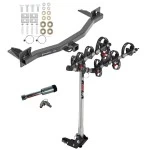 For 2018-2023 Buick Enclave Trailer Hitch kit by: Draw-Tite For 2018-2023 Buick Enclave Trailer Hitch Tow PKG w/ 4 Bike Carrier Rack + Hitch Lock By Draw-Tite