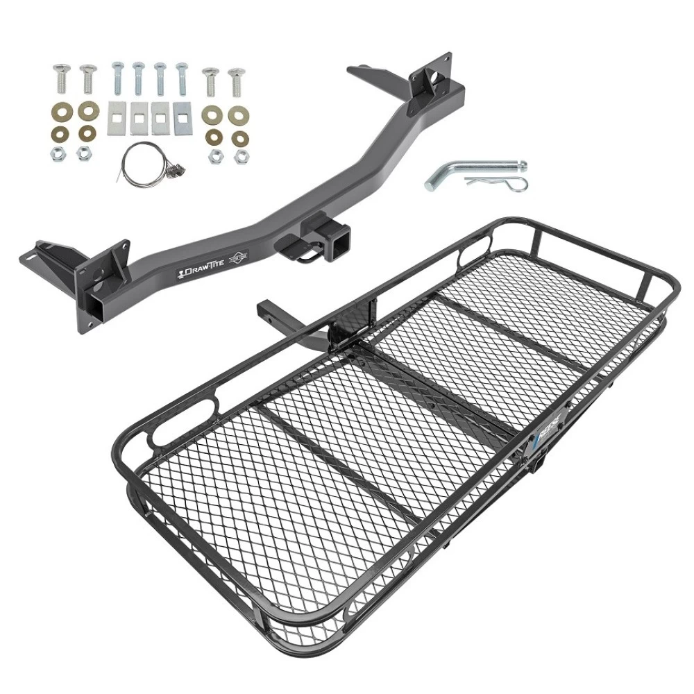 Trailer Tow Hitch For 18-23 Chevy Traverse 24-25 Limited 18-24 Buick Enclave Basket Cargo Carrier Platform w/ Hitch Pin