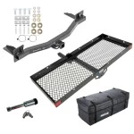 For 2018-2023 Buick Enclave Trailer Hitch kit by: Draw-Tite For 2018-2023 Buick Enclave Trailer Hitch Tow PKG w/ 48" x 20" Cargo Carrier + Cargo Bag + Hitch Lock By Draw-Tite