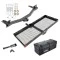 For 2018-2023 Buick Enclave Trailer Hitch Tow PKG w/ 48" x 20" Cargo Carrier + Cargo Bag + Hitch Lock By Draw-Tite