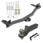 For 2018-2023 Chevrolet Traverse Trailer Hitch Tow PKG + Interlock Tactical Starter Kit w/ 2" Drop & 2" Ball By Draw-Tite