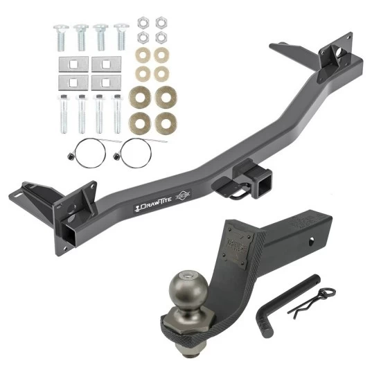 For 2018-2023 Chevrolet Traverse Trailer Hitch Tow PKG + Interlock Tactical Starter Kit w/ 3-1/4" Drop & 2" Ball By Draw-Tite