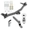 For 2018-2023 Buick Enclave Trailer Hitch Tow PKG w/ Extended 16" Long Ball Mount w/ 4" Drop + Pin/Clip + 2" Ball By Draw-Tite