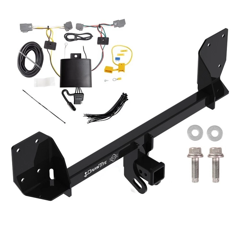 Trailer Tow Hitch For 16-25 Volvo XC90 Recharge w/ Wiring Harness Kit