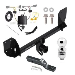 Trailer Tow Hitch For 16-25 Volvo XC90 Recharge Complete Package w/ Wiring and 2" Ball
