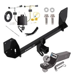 Tow Package For 18-27 Volvo XC60 All Models Trailer Hitch w/ Wiring 2" Drop Mount 2" Ball 2" Receiver