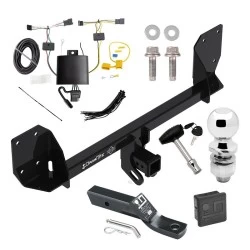 Trailer Tow Hitch For 18-27 Volvo XC60 All Models Deluxe Package Wiring 2" Ball and Lock