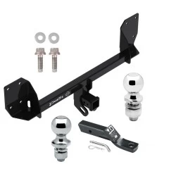 Trailer Tow Hitch For 16-25 Volvo XC90 18-27 XC60 Receiver w/ 1-7/8" and 2" Ball