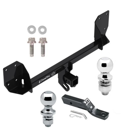 Trailer Tow Hitch For 16-25 Volvo XC90 18-27 XC60 Receiver w/ 1-7/8" and 2" Ball