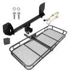 Trailer Tow Hitch For 16-25 Volvo XC90 18-27 XC60 Basket Cargo Carrier Platform Hitch Lock and Cover