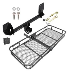 Trailer Tow Hitch For 16-25 Volvo XC90 18-27 XC60 Basket Cargo Carrier Platform Hitch Lock and Cover