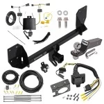 Trailer Hitch Tow Package w/ 7-Way RV Wiring For 18-27 Volvo XC60 All Models w/ 2" Drop Mount 2" Ball Class 4 2" Receiver