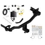 Trailer Tow Hitch For 18-25 Alfa Romeo Stelvio Exc Quadrifoglio w/ Wiring Harness Kit