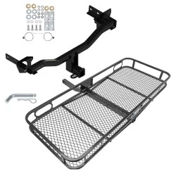 Trailer Tow Hitch For 18-25 Alfa Romeo Stelvio Except Quadrifoglio Basket Cargo Carrier Platform w/ Hitch Pin