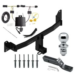 Trailer Tow Hitch For 18-23 BMW X2 All Models Complete Package w/ Wiring and 1-7/8" Ball