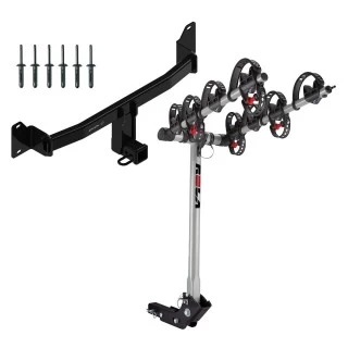 Trailer Tow Hitch For 18-23 BMW X2 w/ 4 Bike Carrier Rack
