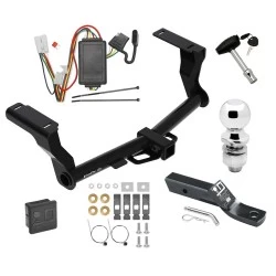 Trailer Tow Hitch For 16-26 Subaru Crosstrek Excluding Hybrid Deluxe Package Wiring 2" Ball and Lock
