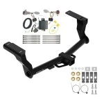 Trailer Tow Hitch For 18-23 Subaru Impreza 5 Dr. Wagon single exhaust w/ Wiring Harness Kit
