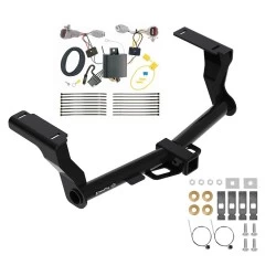 Trailer Tow Hitch For 18-23 Subaru Impreza 5 Dr. Wagon single exhaust w/ Wiring Harness Kit