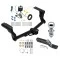 Trailer Tow Hitch For 18-24 Subaru Crosstrek Hybrid Complete Package w/ Wiring and 1-7/8" Ball