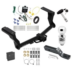 Trailer Tow Hitch For 16-26 Subaru Crosstrek Hybrid Deluxe Package Wiring 2" Ball and Lock