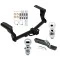 Trailer Tow Hitch For 18-24 Subaru Crosstrek Impreza Receiver w/ 1-7/8" and 2" Ball