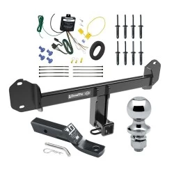 Trailer Tow Hitch For 11-17 BMW X3 All Models Complete Package w/ Wiring and 1-7/8" Ball