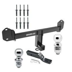 Trailer Tow Hitch For 11-25 BMW X3 X4 2" Receiver w/ 1-7/8" and 2" Ball