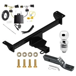 Trailer Tow Hitch For 19-25 Infiniti QX50 All Models Complete Package w/ Wiring and 2" Ball