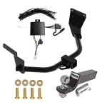 Trailer Tow Hitch For 19-26 Acura RDX w/ +12V Power Provision Complete Package w/ Wiring and 2" Ball