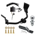 Trailer Tow Hitch For 19-26 Acura RDX w/ +12V Power Provision Complete Package w/ Wiring and 1-7/8" Ball