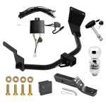 Trailer Tow Hitch For 19-26 Acura RDX w/ +12V Power Provision Deluxe Package Wiring 2" Ball and Lock