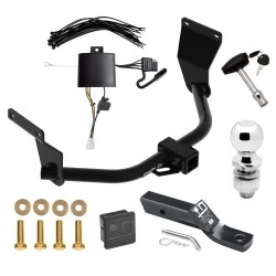 Trailer Tow Hitch For 19-26 Acura RDX w/ +12V Power Provision Deluxe Package Wiring 2" Ball and Lock