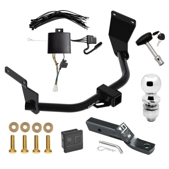 Trailer Tow Hitch For 19-26 Acura RDX w/ +12V Power Provision Deluxe Package Wiring 2" Ball and Lock