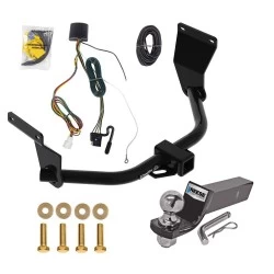 Trailer Tow Hitch For 19-26 Acura RDX All Models Complete Package w/ Wiring and 2" Ball