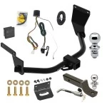 Ultimate Tow Package For 19-26 Acura RDX All Models Trailer Hitch w/ Wiring 2" Drop Mount Dual 2" and 1-7/8" Ball Lock Bracket Cover 2" Receiver
