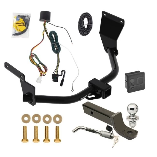 Trailer Tow Hitch For 19-26 Acura RDX All Models Deluxe Package Wiring 2" Ball Mount and Lock