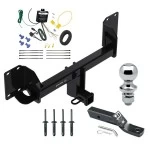 Trailer Tow Hitch For 19-26 BMW X5 Excluding M Versions Complete Package w/ Wiring and 1-7/8" Ball
