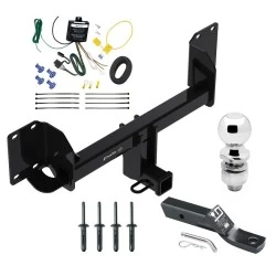 Trailer Tow Hitch For 19-26 BMW X5 Excluding M Versions Complete Package w/ Wiring and 2" Ball