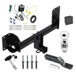 Trailer Tow Hitch For 19-26 BMW X5 Excluding M Versions Deluxe Package Wiring 2" Ball and Lock