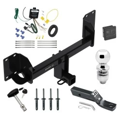 Trailer Tow Hitch For 19-26 BMW X5 Excluding M Versions Deluxe Package Wiring 2" Ball and Lock