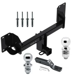 Trailer Tow Hitch For 19-26 BMW X5 Except M Versions 2" Receiver w/ 1-7/8" and 2" Ball