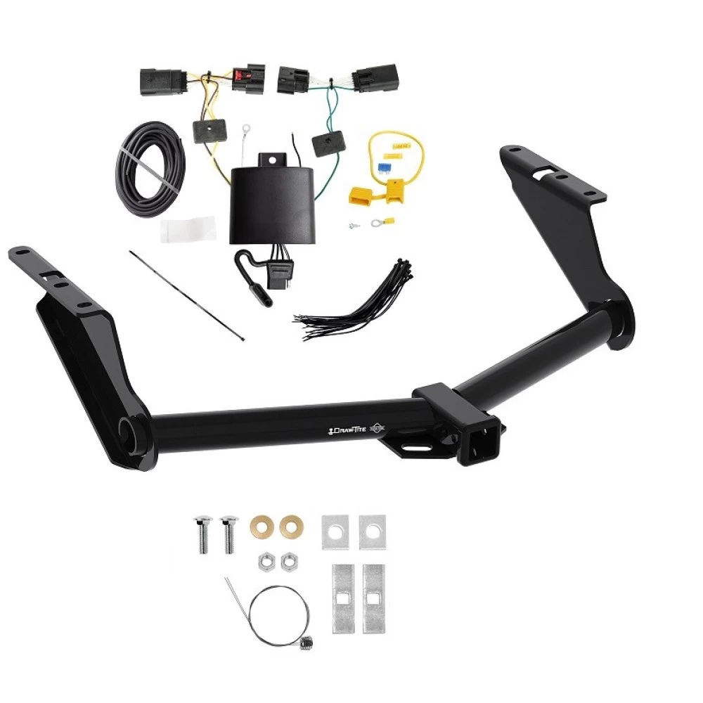 Trailer Tow Hitch For 20-27 Jeep Gladiator excluding Rubicon w/ Wiring Harness Kit